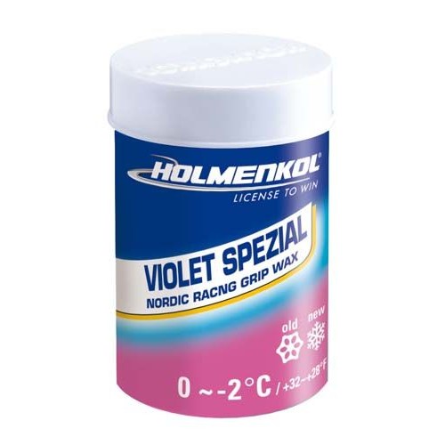 Мазь держания HOLMENKOL Violet Spezial 0-2 °C (45гр)
