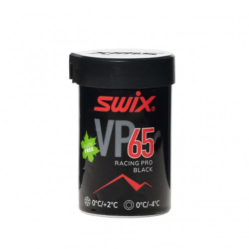 Мазь держания SWIX VP65 PRO black / red +2/0°C (45гр)