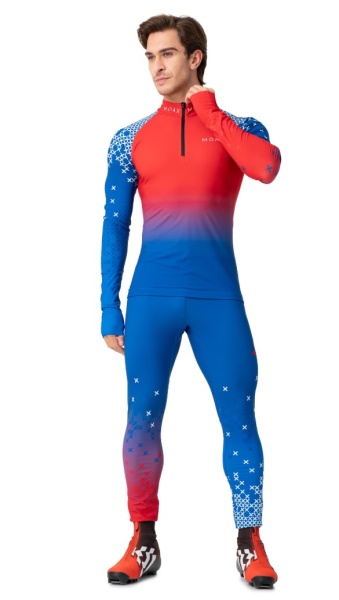 Гоночный костюм MOAX Sirius Race M синий/красный/белый