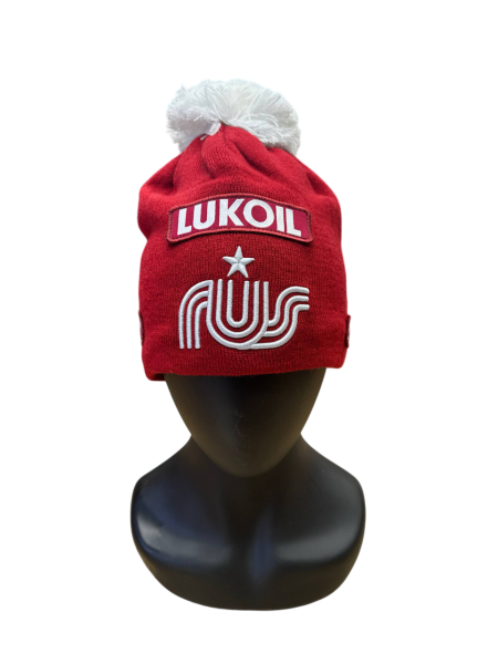 Шапка RUS LUKOIL red