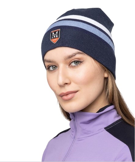 Шапка MOAX TRADITION SPORT STRIPE серо-синий