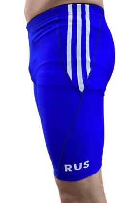 Шорты обтягивающие RUSSIA blue