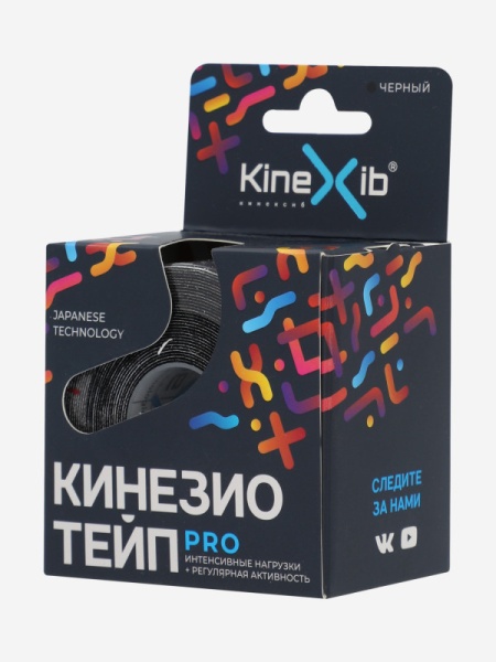 Кинезио-тейп KINEXIB PRO чёрный