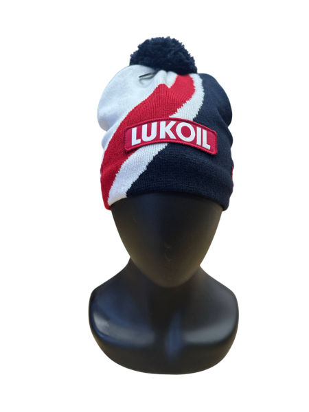 Шапка RUS LUKOIL white/navy