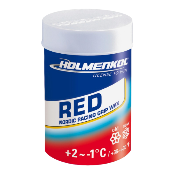 Мазь держания HOLMENKOL Red +2-1 °C (45гр)