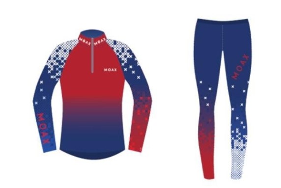 Гоночный костюм MOAX Sirius Race W синий/красный/белый 