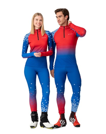 Гоночный костюм MOAX Sirius Race W синий/красный/белый 