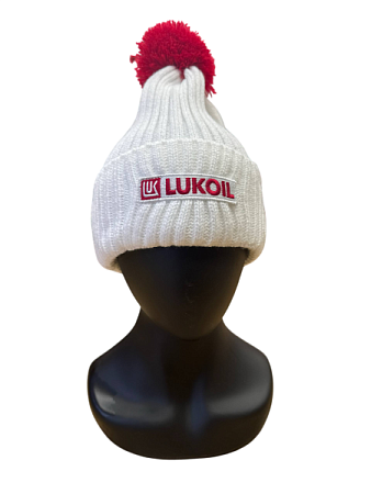Шапка RUS LUKOIL white 
