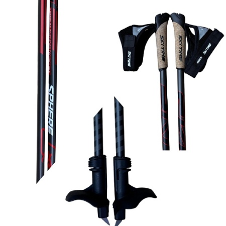Палки лыжные SKI TIME SPHERE HM CARBON