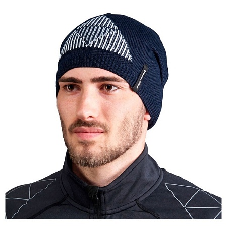 Шапка FISCHER LONG KRIMML navy / white