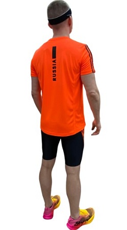 Футболка RUSSIA orange 
