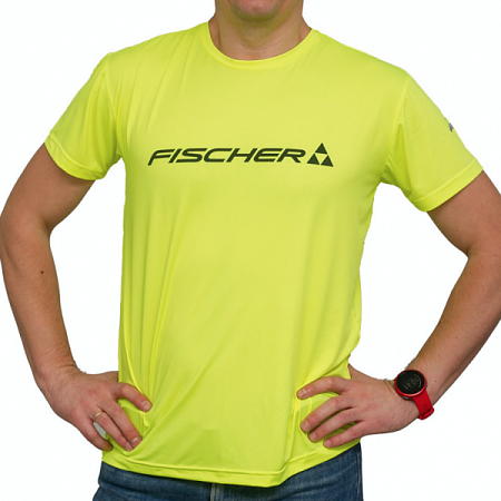 Футболка FISCHER LOGO M neon