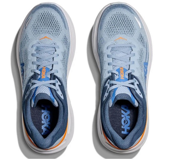 Кроссовки HOKA BONDI 9 WIDE M 1162013DNP СЕРО-ГОЛУБОЙ