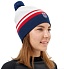 Шапка NORDSKI MOVE White/Red/Blue