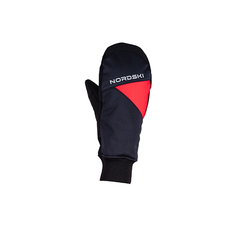 Варежки NORDSKI ARCTIC WS 22 JR red / black 