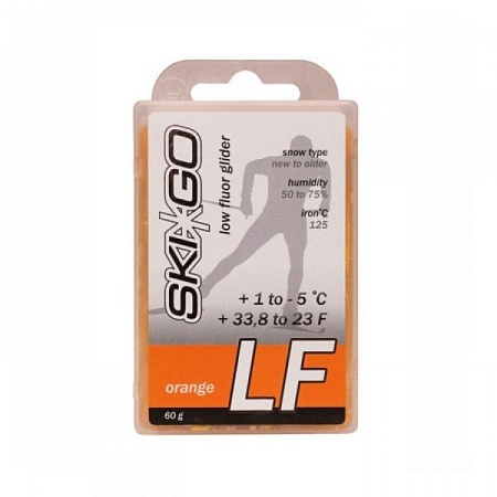 Парафин SKI GO LF ORANGE +1/-5°C (60гр)