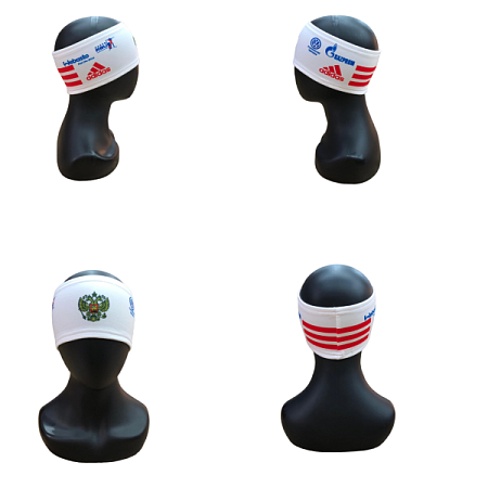 Полоска RUSSIA RACE RBU white / red