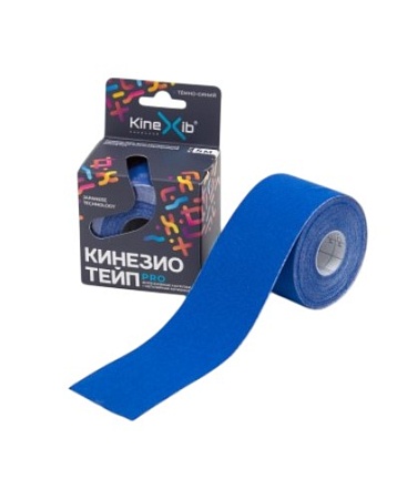 Кинезио-тейп KINEXIB PRO тёмно-синий