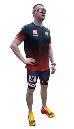 Футболка RUSSIA PRO black / red