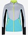 Тренировочная куртка FISCHER SOFTSHELL WARM W бирюзовый/серый