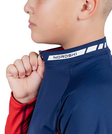 Гоночный костюм NORDSKI BASE JR dark blue / red