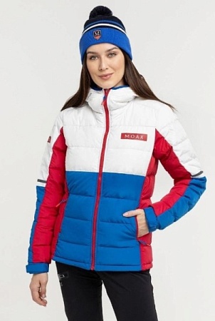 Куртка пуховая MOAX CLUB TEAM W синий/белый