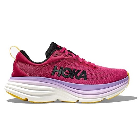 Кроссовки HOKA BONDI 8 W cherries jubilee / pink yarrow