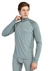 Термофутболка MOAX RACE WIND LS с воротником M серо-зеленый