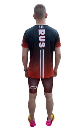 Футболка RUSSIA PRO black / red
