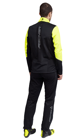 Тренировочная куртка FISCHER SOFTSHELL Light m black / yellow 