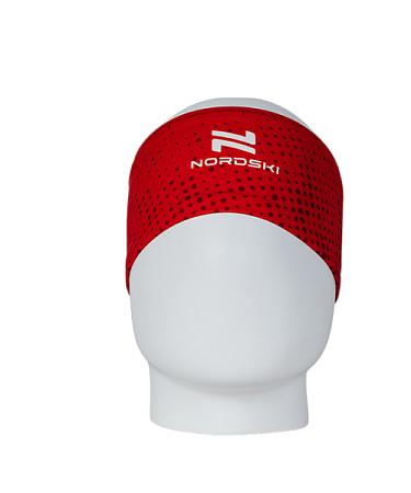 Гоночная повязка NORDSKI PRO red / black