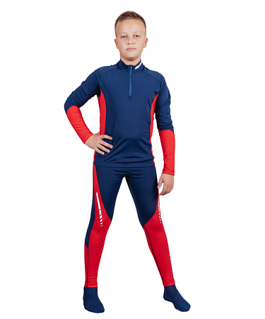 Гоночный костюм NORDSKI BASE JR dark blue / red