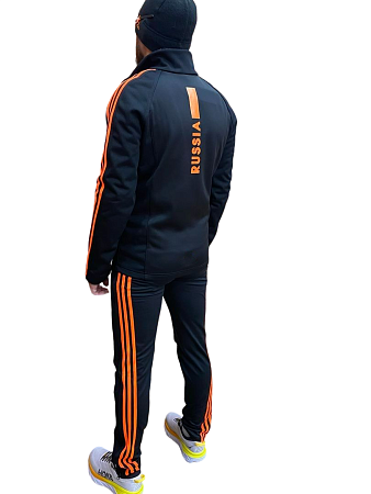 Тренировочный костюм RUSSIA black / orange